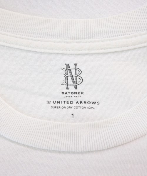 BATONER（バトナー）Tシャツ・カットソー 白 サイズ:1(S位) メンズ/2200478794052