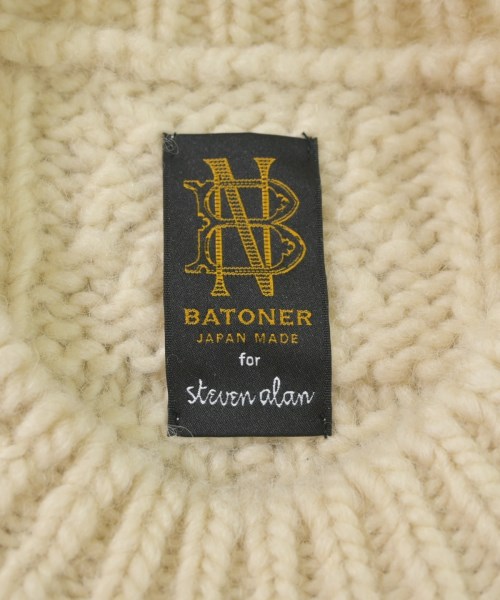 BATONER（バトナー）ニット・セーター 白 サイズ:1(S位) メンズ/2200614546040