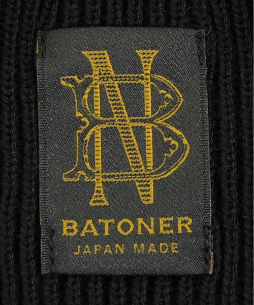 BATONER（バトナー）カーディガン 黒 サイズ:2(M位) メンズ/2200623775080