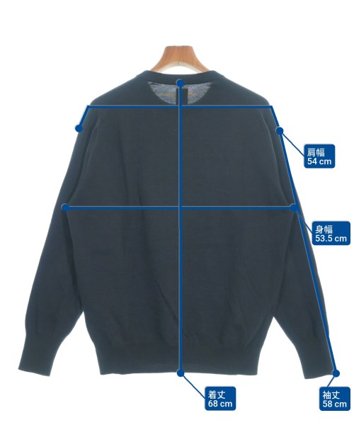 BATONER（バトナー）ニット・セーター 紺 サイズ:2(M位) メンズ/2200643639034