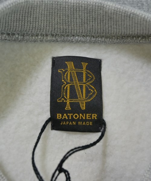 BATONER（バトナー）スウェット グレー サイズ:1(S位) メンズ/2200634129216