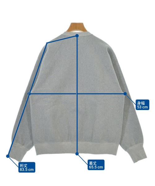 BATONER（バトナー）スウェット グレー サイズ:1(S位) メンズ/2200634129216