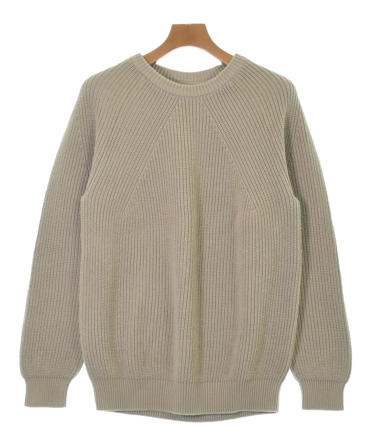 BATONER ベージュ ニット・セーター BATONER（バトナー）ニット・セーター ベージュ サイズ:3(L位) メンズ