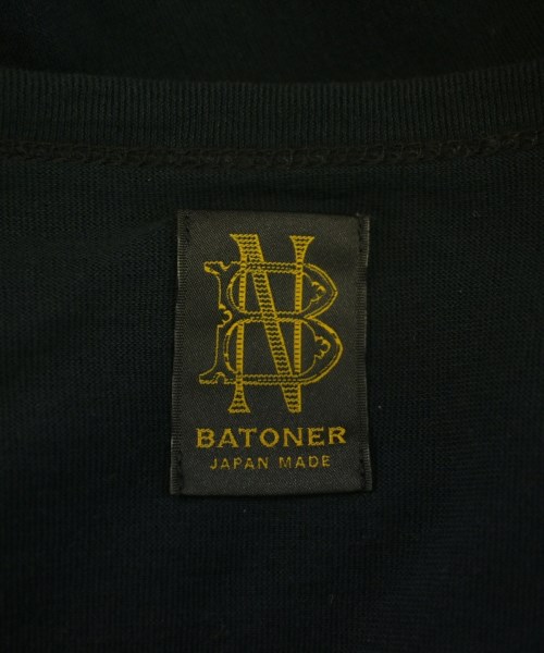 BATONER（バトナー）Tシャツ・カットソー 黒 サイズ:1(S位) メンズ/2200518693048