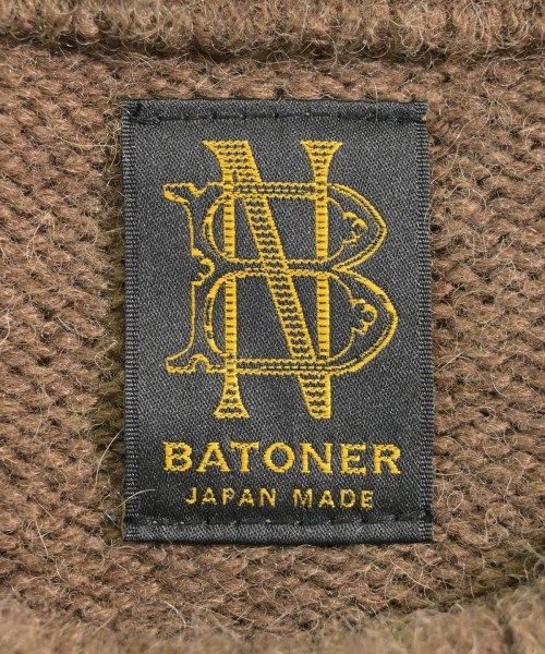 BATONER（バトナー）ニット・セーター 茶 サイズ:1(S位) メンズ/2200625170050