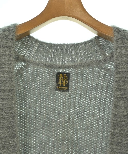 BATONER（バトナー）カーディガン グレー サイズ:2(M位) メンズ/2200620340618