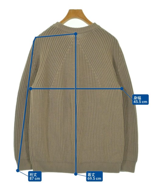 BATONER（バトナー）ニット・セーター ベージュ サイズ:3(L位) メンズ/2200626817176