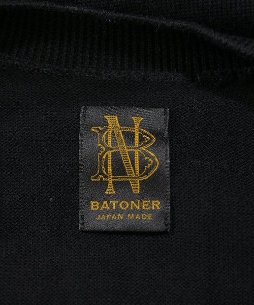 BATONER（バトナー）ベスト 黒 サイズ:1(S位) メンズ/2200617086017