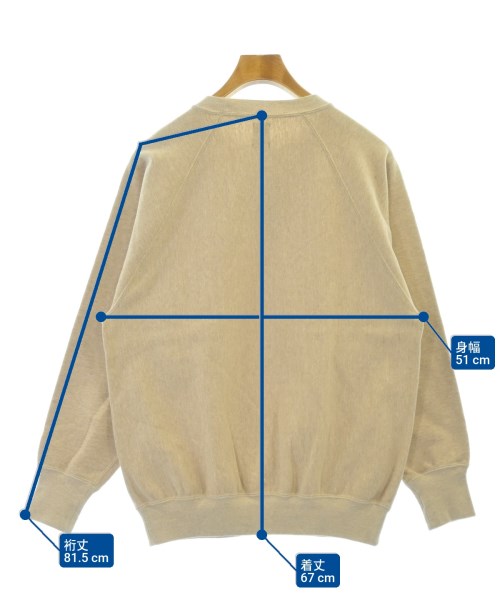 BATONER（バトナー）スウェット ベージュ サイズ:1(S位) メンズ/2200629272019
