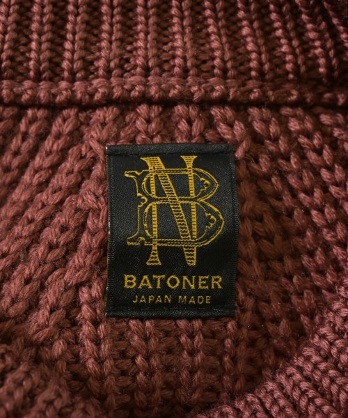 BATONER（バトナー）ニット・セーター 茶 サイズ:3(L位) メンズ/2200617087076