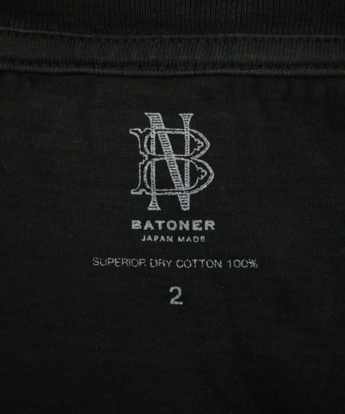 BATONER（バトナー）タンクトップ 黒 サイズ:2(M位) メンズ/2200632617029