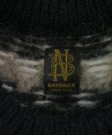 BATONER（バトナー）ニット・セーター 黒 サイズ:1(S位) メンズ/2200607135053