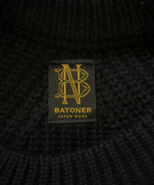 BATONER（バトナー）ニット・セーター 黒 サイズ:1(S位) メンズ/2200606984010
