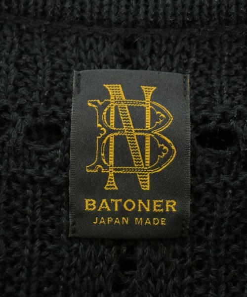 BATONER（バトナー）カーディガン 黒 サイズ:2(M位) メンズ/2200616712016