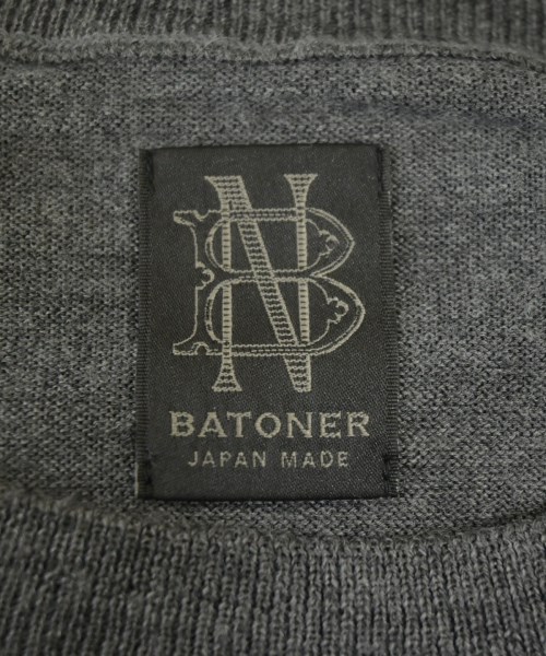 BATONER（バトナー）ニット・セーター グレー サイズ:3(L位) メンズ/2200677392097