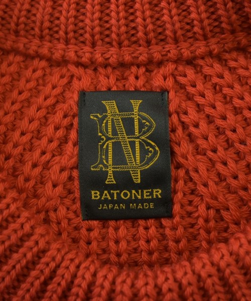 BATONER（バトナー）ニット・セーター 赤 サイズ:3(L位) メンズ/2200680813039