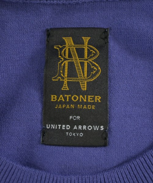 BATONER（バトナー）Tシャツ・カットソー 紫 サイズ:2(M位) メンズ/2200694162062