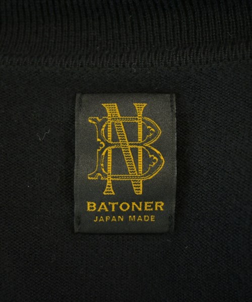 BATONER（バトナー）カーディガン 黒 サイズ:3(L位) メンズ/2200693573050