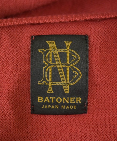 BATONER（バトナー）ニット・セーター 赤 サイズ:M メンズ/2200698186019