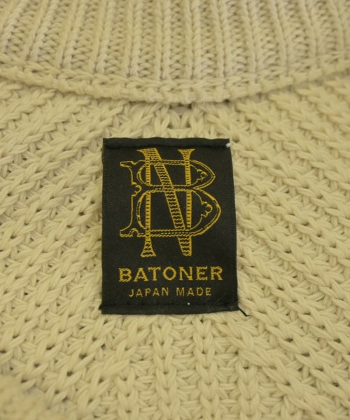 BATONER（バトナー）ニット・セーター ベージュ サイズ:3(L位) メンズ/2200698792036