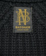 BATONER（バトナー）カーディガン 黒 サイズ:1(S位) メンズ/2200700076062
