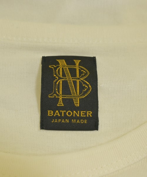 BATONER（バトナー）Tシャツ・カットソー 白 サイズ:2(M位) メンズ/2200696282072