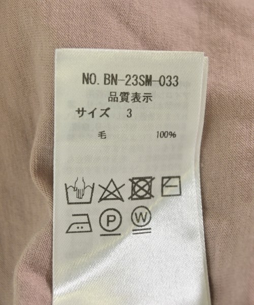BATONER（バトナー）Tシャツ・カットソー ピンク サイズ:3(L位) メンズ/2200700862160