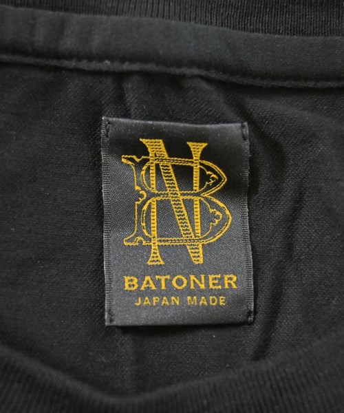 BATONER（バトナー）Tシャツ・カットソー 黒 サイズ:3(L位) メンズ/2200700862184