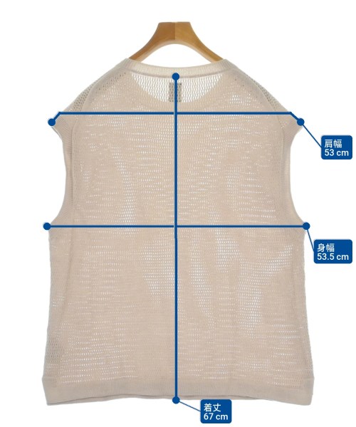 BATONER（バトナー）ベスト ベージュ サイズ:2(M位) メンズ/2200657871055