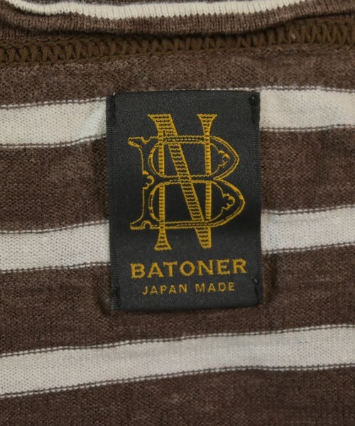 BATONER（バトナー）Tシャツ・カットソー 茶 サイズ:3(L位) メンズ/2200658587061