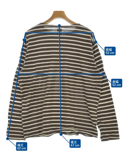 BATONER（バトナー）Tシャツ・カットソー 茶 サイズ:3(L位) メンズ/2200658587061