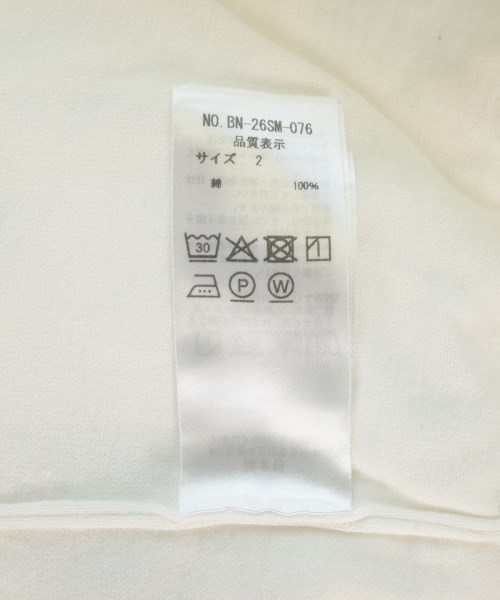 BATONER（バトナー）Tシャツ・カットソー 白 サイズ:2(M位) メンズ/2200710494207