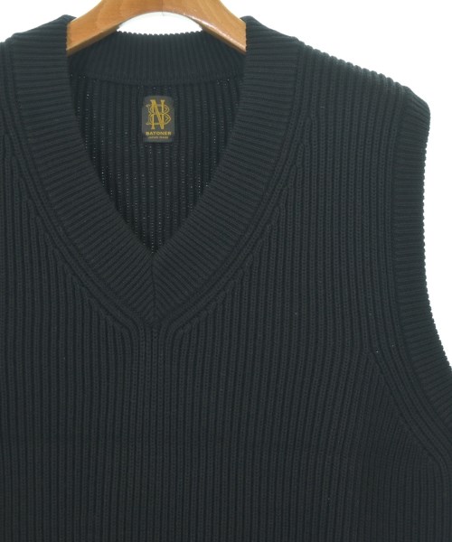 BATONER（バトナー）ベスト 黒 サイズ:1(S位) メンズ/2200714660035