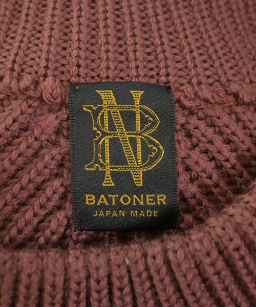 BATONER（バトナー）ニット・セーター 茶 サイズ:2(M位) メンズ/2200632659050