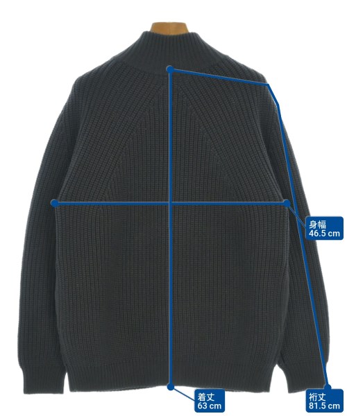 BATONER（バトナー）カーディガン 青 サイズ:1(S位) メンズ/2200645713022