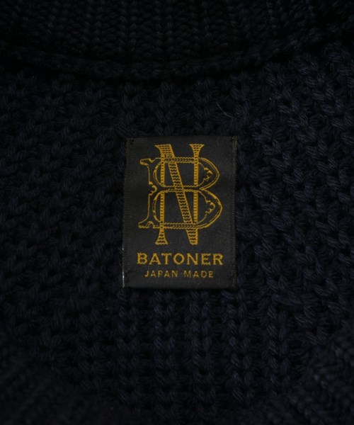 BATONER（バトナー）ニット・セーター 黒 サイズ:1(S位) メンズ/2200635553027