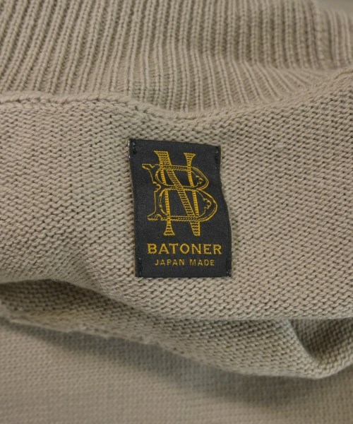 BATONER（バトナー）ニット・セーター ベージュ サイズ:3(L位) メンズ/2200647391020