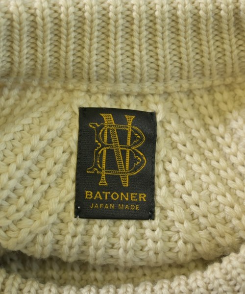 BATONER（バトナー）ニット・セーター ベージュ サイズ:2(M位) メンズ/2200636883208