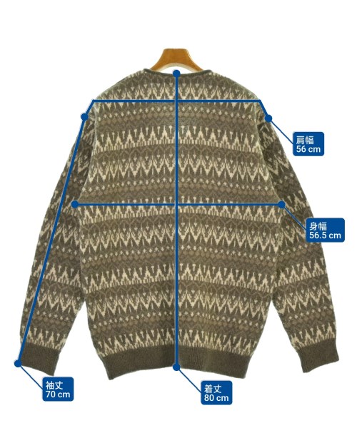 BATONER（バトナー）カーディガン グレー サイズ:3(L位) メンズ/2200647877043