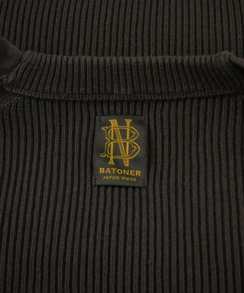 BATONER（バトナー）カーディガン 茶 サイズ:3(L位) メンズ/2200647877067
