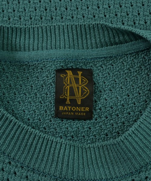 BATONER（バトナー）ニット・セーター 青 サイズ:3(L位) メンズ/2200647877272