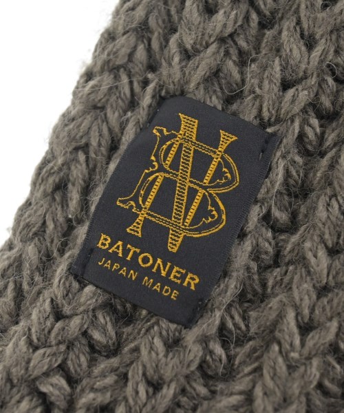 BATONER（バトナー）マフラー 茶 サイズ:- メンズ/2200647333082