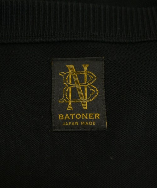 BATONER（バトナー）カーディガン 黒 サイズ:2(M位) メンズ/2200702907029
