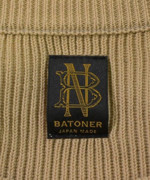 BATONER（バトナー）ニット・セーター ベージュ サイズ:1(S位) メンズ/2200701463137