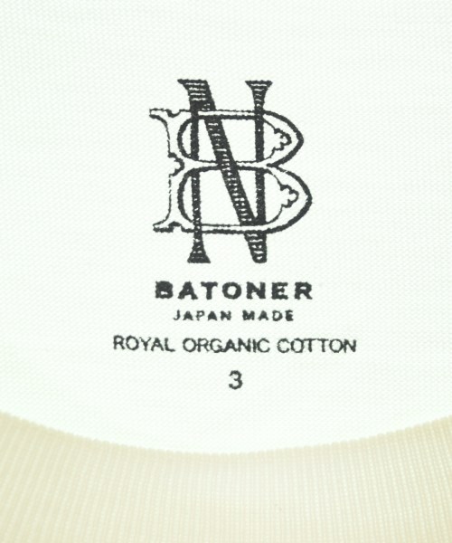 BATONER（バトナー）Tシャツ・カットソー 白 サイズ:3(L位) メンズ/2200706900088