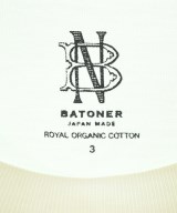 BATONER（バトナー）Tシャツ・カットソー 白 サイズ:3(L位) メンズ/2200706900088