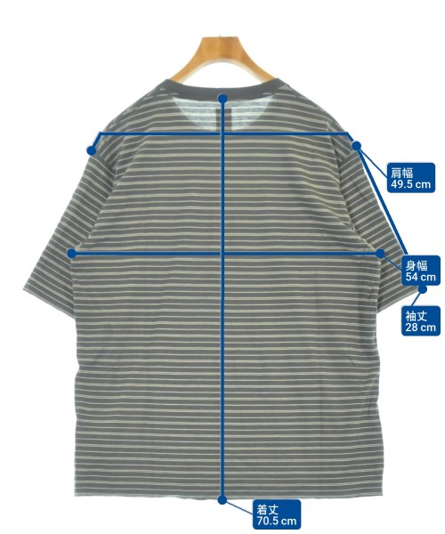 BATONER（バトナー）Tシャツ・カットソー グレー サイズ:3(L位) メンズ/2200664650049