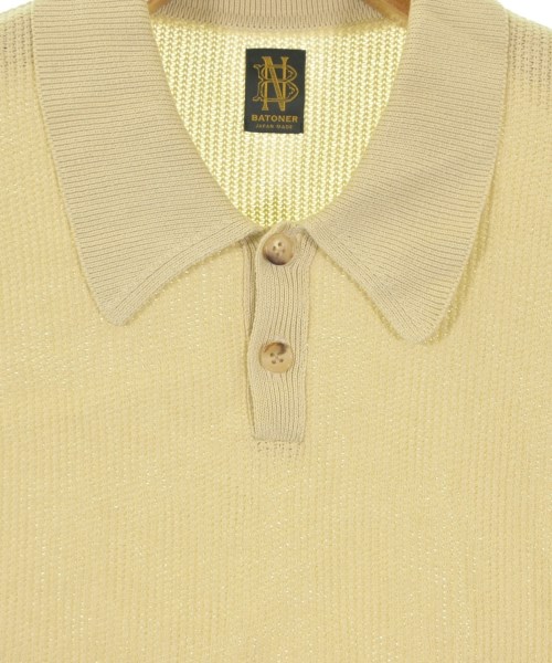 BATONER（バトナー）ポロシャツ 黄 サイズ:3(L位) メンズ/2200665758058