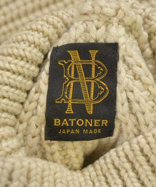 BATONER（バトナー）ニット・セーター ベージュ サイズ:3(L位) メンズ/2200672308024