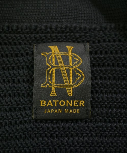 BATONER（バトナー）カーディガン 黒 サイズ:3(L位) メンズ/2200730402053